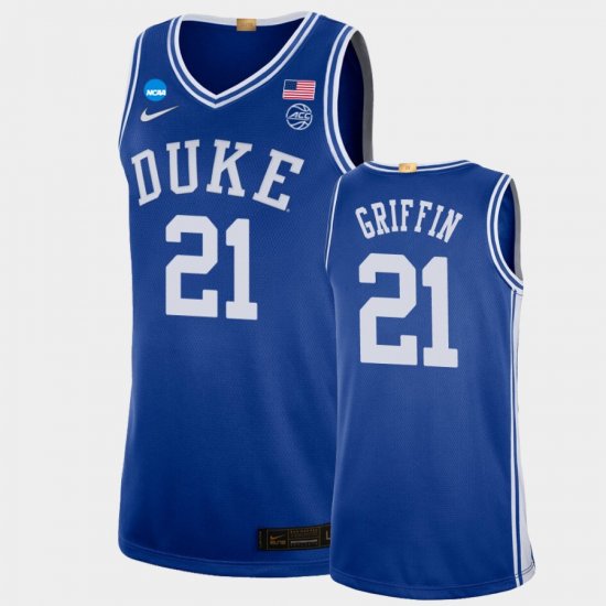 #21 AJ Griffin March Madness Blue Devils 2022 NCAA Limited Basketball Mens Royal Jersey 358613-647