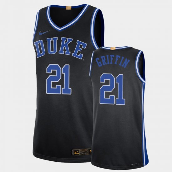 #21 AJ Griffin Alumni Limited Blue Devils Basketball Men\'s Black Jersey 663429-975