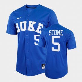 #5 Alex Stone College Baseball Duke Blue Devils 2022 Replica Men's Royal Jersey 595476-354 #5 Alex Stone College Baseball Duke Blue Devils 2022 Replica Men's Royal Jersey 595476-354