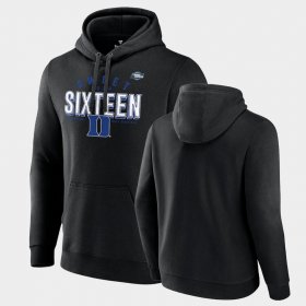 College Basketball Duke University 2022 NCAA March Madness Sweet Sixteen Jumpball Pullover Men's Black Hoodie 944749-756