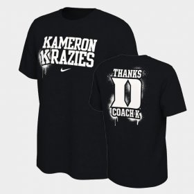 College Basketball Blue Devils Cameron Crazies Basketball 2-Hit Men's Black T-Shirt 308230-442 College Basketball Blue Devils Cameron Crazies Basketball 2-Hit Men's Black T-Shirt 308230-442