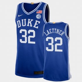 #32 Christian Laettner College Basketball Duke University Retired Player Men Royal Jersey 993652-648