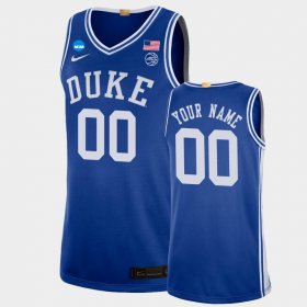 #00 Custom March Madness Duke Blue Devils 2022 NCAA Limited Basketball Men Royal Jersey 248841-834