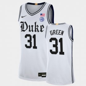 #31 Nyah Green College Basketball Duke Blue Devils Cameron Brotherhood Limited Basketball Men White Jersey 608142-619