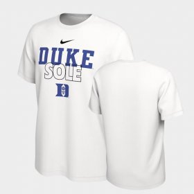 On Court Duke Bench Men's White T-Shirt 719319-804 On Court Duke Bench Men's White T-Shirt 719319-804
