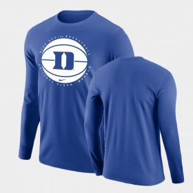 Duke University Basketball Long Sleeve Mens Royal T-Shirt 940566-212 Duke University Basketball Long Sleeve Mens Royal T-Shirt 940566-212