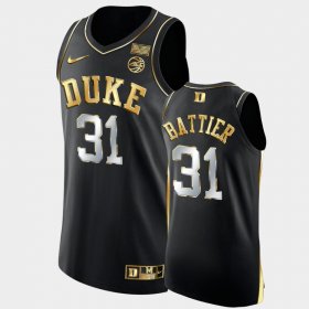 #31 Shane Battier Golden Edition Duke Retired number Men Black Jersey 635982-524 #31 Shane Battier Golden Edition Duke Retired number Men Black Jersey 635982-524