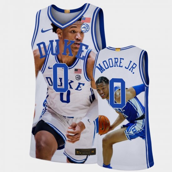 #0 Wendell Moore Jr. College Basketball Blue Devils 2022 March Madness Highlights Fashion Edition Men Royal Jersey 141966-600