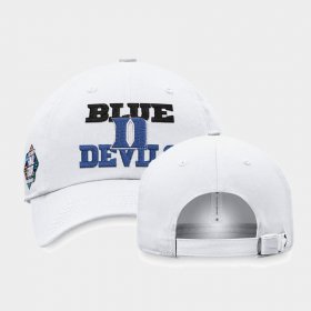 Blue Devils 2022 March Madness Final Four Team Rally Crew Adjustable Unisex White Hat 724091-741