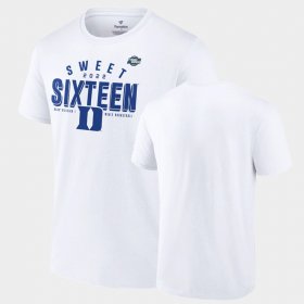 March Madness Duke 2022 NCAA Sweet Sixteen Basketball Tournament Men White T-Shirt 686364-946 March Madness Duke 2022 NCAA Sweet Sixteen Basketball Tournament Men White T-Shirt 686364-946