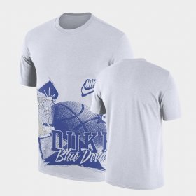 College Basketball Blue Devils 90s-style Men's White T-Shirt 403057-377 College Basketball Blue Devils 90s-style Men's White T-Shirt 403057-377