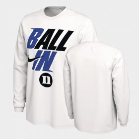 Ball In Bench Duke Long Sleeve Mens White T-Shirt 466295-524 Ball In Bench Duke Long Sleeve Mens White T-Shirt 466295-524