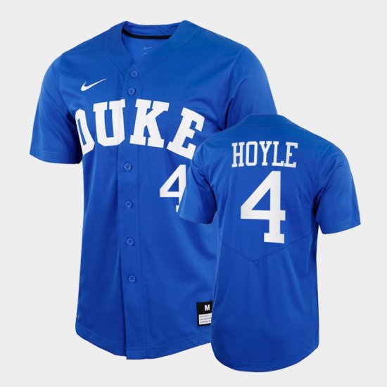 #4 Wil Hoyle College Baseball Duke Blue Devils 2022 Replica Mens Royal Jersey 272028-551