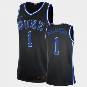 #1 Zion Williamson Alumni Limited Duke Blue Devils Men Black Jersey 124520-132