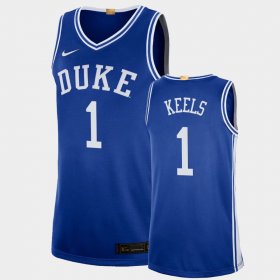 #1 Trevor Keels College Basketball Duke Blue Devils 2021 Class Limited Men's Blue Jersey 444533-810