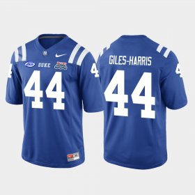 #44 Joe Giles-Harris 2018 Independence Bowl Duke College Football Game Men Royal Jersey 875327-782