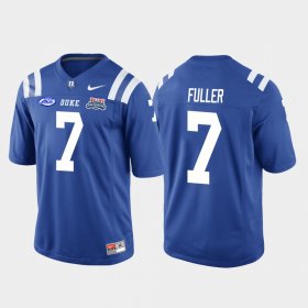 #7 Keyston Fuller 2018 Independence Bowl Duke University College Football Game Men's Royal Jersey 691025-400 #7 Keyston Fuller 2018 Independence Bowl Duke University College Football Game Men's Royal Jersey 691025-400