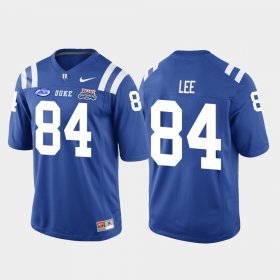 #84 Trevon Lee 2018 Independence Bowl Blue Devils College Football Game Men's Royal Jersey 635607-292