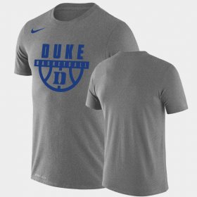 Drop Legend Duke Performance Basketball Men Heathered Gray T-Shirt 601076-879 Drop Legend Duke Performance Basketball Men Heathered Gray T-Shirt 601076-879