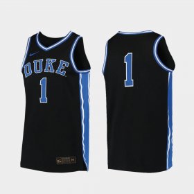 #1 Replica Duke University College Basketball Men's Black Jersey 619499-253