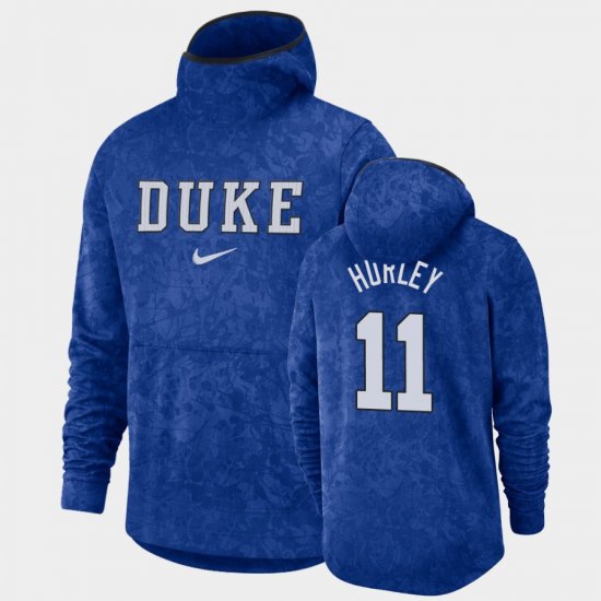 #11 Bobby Hurley Basketball Spotlight Duke Blue Devils Pullover Team Logo Men\'s Royal Hoodie 227699-526