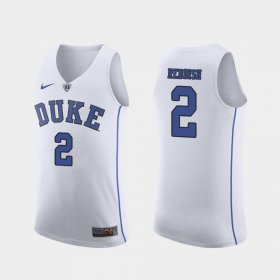 #2 Cam Reddish Authentic Duke University March Madness College Basketball Men's White Jersey 881586-515