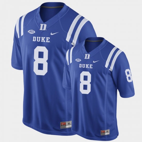 #8 Chase Brice Replica Blue Devils Game Football Mens Royal Jersey 640264-363