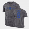 #8 Brittain Brown GFX Velocity Duke Sideline Legend Performance Men's Gray T-Shirt 955360-531