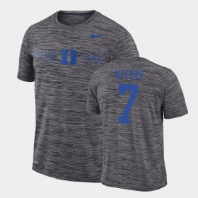 #7 Jordan Waters GFX Velocity Duke Sideline Legend Performance Men's Gray T-Shirt 965179-762 #7 Jordan Waters GFX Velocity Duke Sideline Legend Performance Men's Gray T-Shirt 965179-762