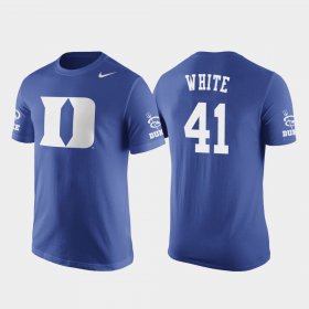 #41 Jack White Future Stars Duke Blue Devils Basketball Replica Men's Royal T-Shirt 880577-193 #41 Jack White Future Stars Duke Blue Devils Basketball Replica Men's Royal T-Shirt 880577-193