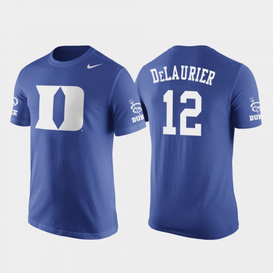 #12 Javin DeLaurier Future Stars Duke University Basketball Replica Mens Royal T-Shirt 584513-320