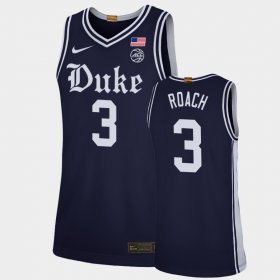 #3 Jeremy Roach Alternate Duke Brotherhood Men's Navy Jersey 474791-702