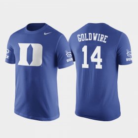 #14 Jordan Goldwire Future Stars Blue Devils Basketball Replica Men's Royal T-Shirt 265579-678