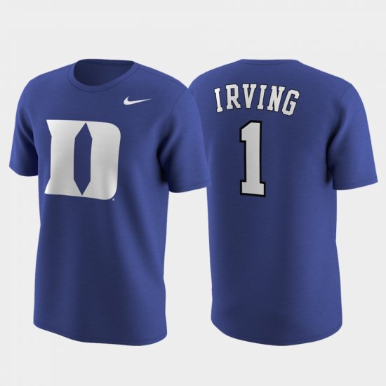 #1 Kyrie Irving Future Stars Duke University Replica College Future Star Mens Royal T-Shirt 296183-733