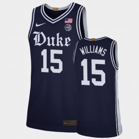 #15 Mark Williams Alternate Duke University Brotherhood Mens Navy Jersey 785186-471