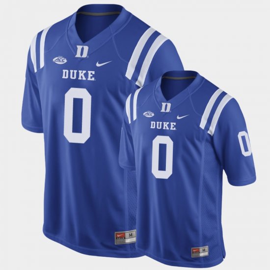 #0 Marquis Waters Replica Duke Blue Devils Game Football Men\'s Royal Jersey 720064-431