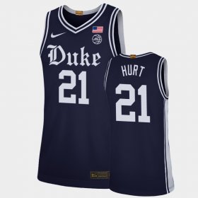 #21 Matthew Hurt Alternate Duke Brotherhood Men's Navy Jersey 185873-871