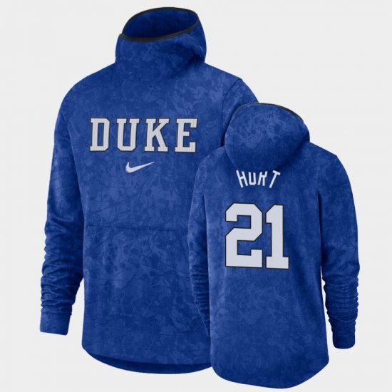 #21 Matthew Hurt Basketball Spotlight Blue Devils Pullover Team Logo Men\'s Royal Hoodie 966447-557