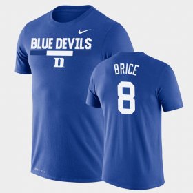 #8 Chase Brice Team DNA Duke University Legend Performance Mens Royal T-Shirt 885080-230 #8 Chase Brice Team DNA Duke University Legend Performance Mens Royal T-Shirt 885080-230