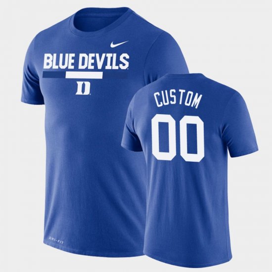 #00 Custom Team DNA Duke Legend Performance Men Royal T-Shirt 708742-604