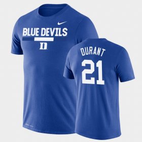 #21 Mataeo Durant Team DNA Duke Blue Devils Legend Performance Mens Royal T-Shirt 766363-720 #21 Mataeo Durant Team DNA Duke Blue Devils Legend Performance Mens Royal T-Shirt 766363-720