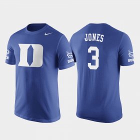 #3 Tre Jones Future Stars Duke University Basketball Replica Men Royal T-Shirt 898237-153 #3 Tre Jones Future Stars Duke University Basketball Replica Men Royal T-Shirt 898237-153