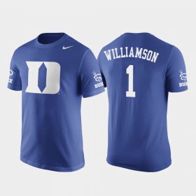 #1 Zion Williamson Future Stars Duke Basketball Replica Mens Royal T-Shirt 659663-629