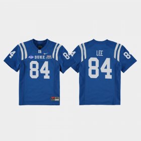 #84 Trevon Lee 2018 Independence Bowl Blue Devils College Football Game Youth Royal Jersey 800528-916